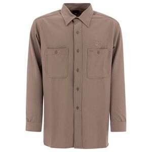 NEEDLES Butterfly Embroidered Work Shirt Men BROWN Shirts